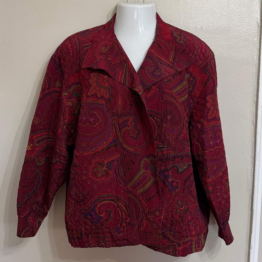 100%‎ Silk Vintage Linda Allard for Ellen Tracy Jacket